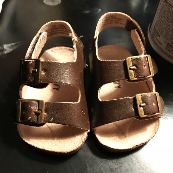 baby boy navy sandals